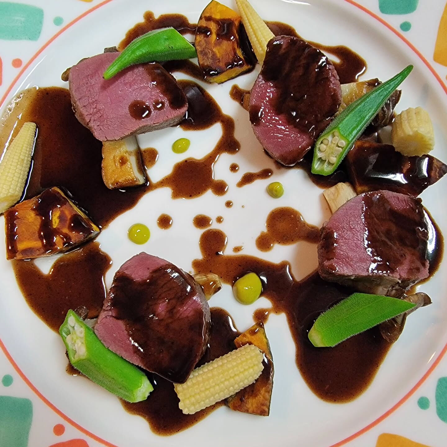 シカ肉のローストです